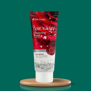 3W Clinic Rose Water Cleansing Foam - 100ml