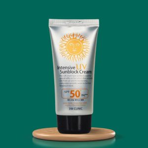 3w clinic intensive Uv sunblock cream spf50 Pa+++ - 70ml